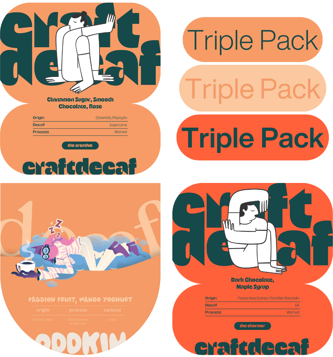 Triple Taster Pack (Decaf)