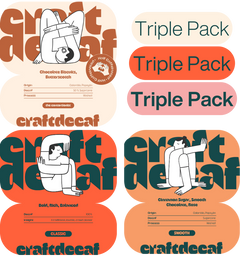 Triple Taster Pack (Decaf & Half Caf)