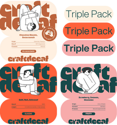 Triple Taster Pack (Decaf & Half Caf)